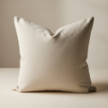 Oatmeal washed linen cushion cover