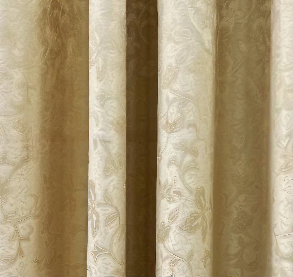 ZOQ Linen Jacquard Curtain Cream Gold