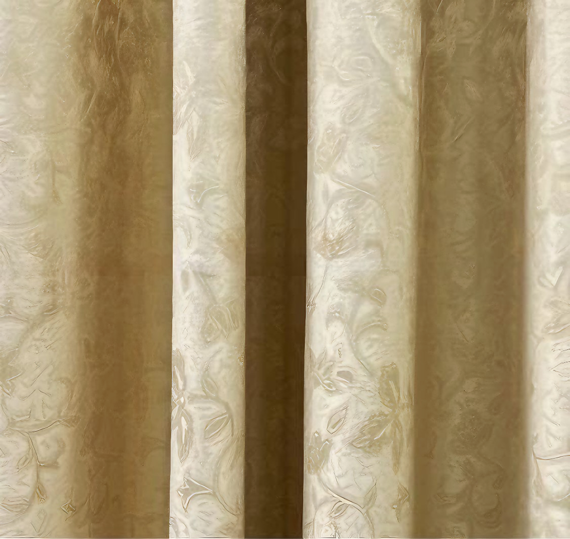 ZOQ Linen Jacquard Curtain Cream Gold