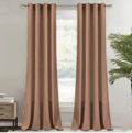 ZOQ Linen Velvet Curtain Terracotta