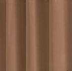 ZOQ Linen Velvet Curtain Terracotta fabric texture