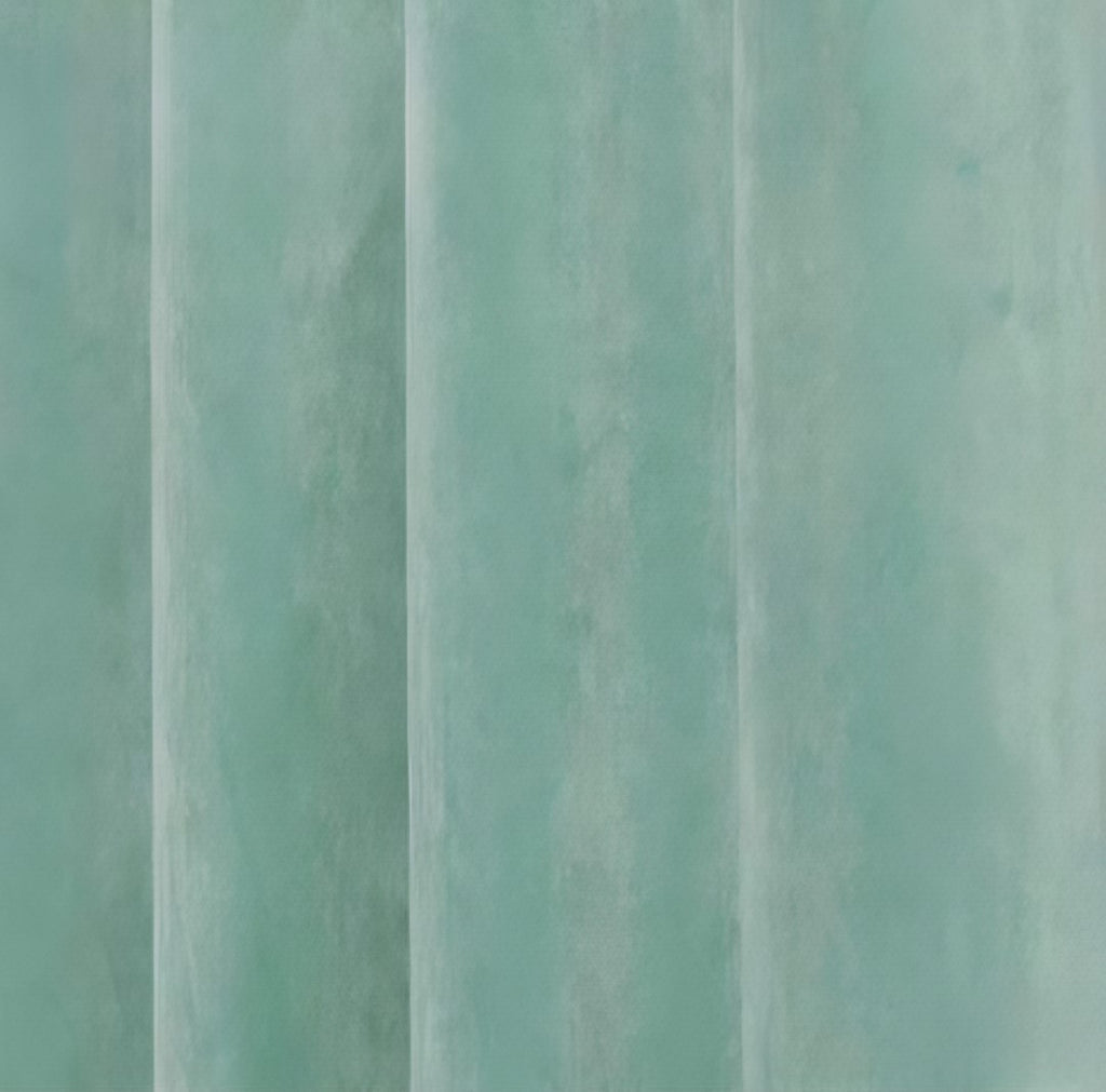 ZOQ Linen Velvet Curtain Seafoam Teal fabric texture