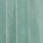ZOQ Linen Velvet Curtain Seafoam Teal fabric texture