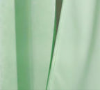 ZOQ Linen Velvet Curtain Mint Green fabric texture