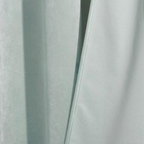 ZOQ Linen Velvet Curtain Powder Blue fabric texture