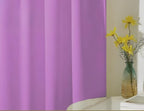ZOQ Linen Velvet Curtain Orchid Purple fabric texture